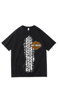 Vesla Wear Harley Davidson Baskılı Oversize %100 Pamuk T-shirt