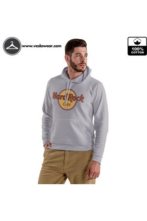  Hard Rock Cafe Baskılı 3 İplik Unisex Sweatshirt