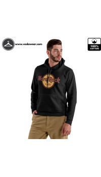  Hard Rock Cafe Baskılı 3 İplik Unisex Sweatshirt