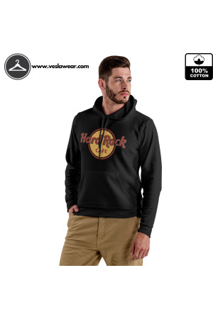  Hard Rock Cafe Baskılı 3 İplik Unisex Sweatshirt